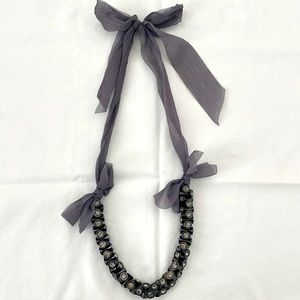 J. Crew ribbon necklace